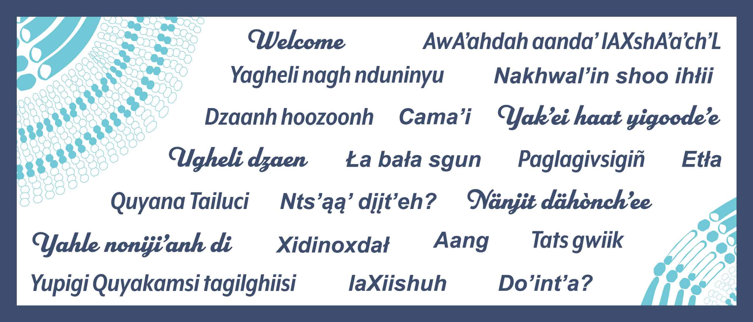Alaska Native Language Building Naming Welcome