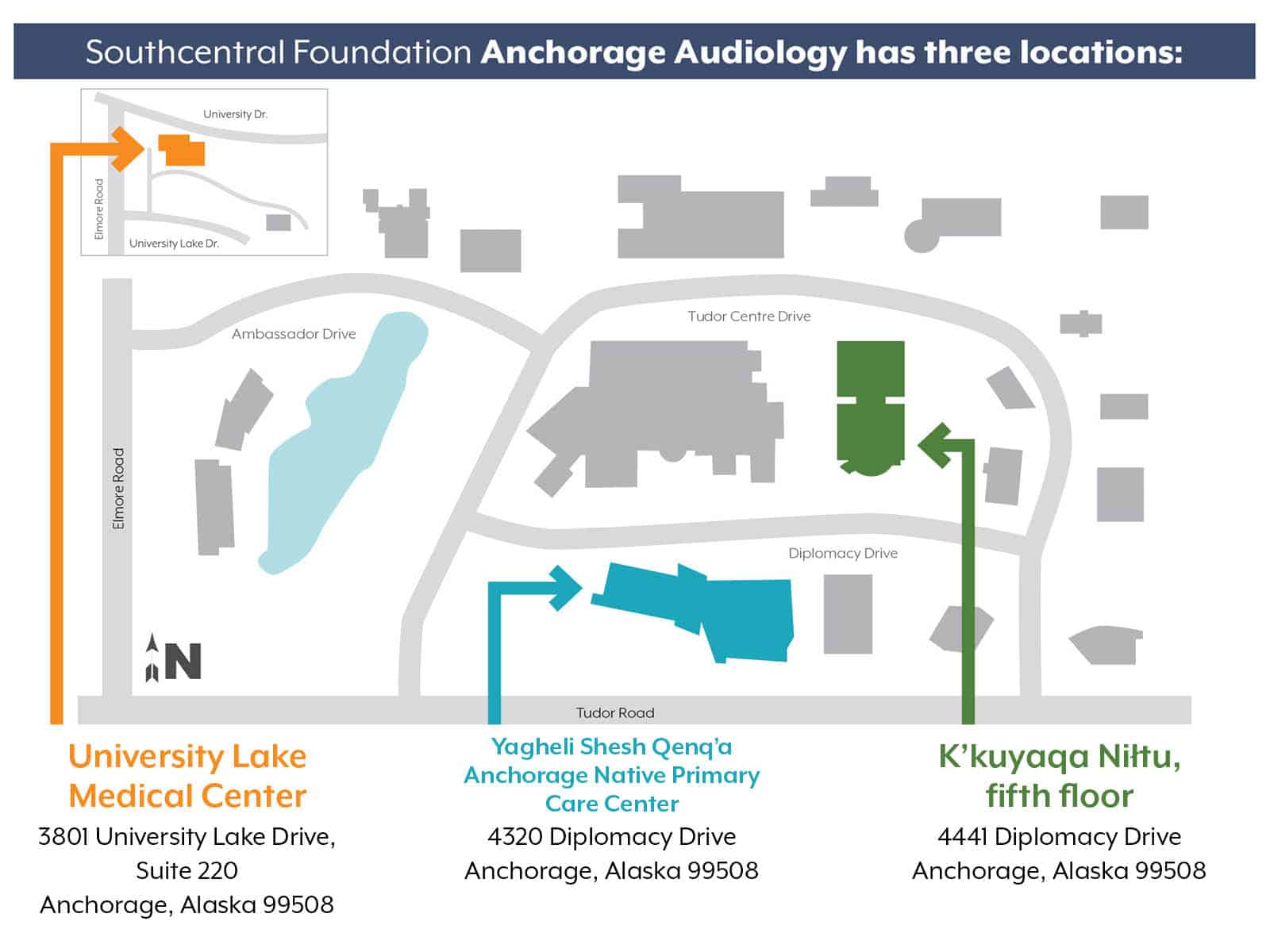 SCF Audiology Locations in Anchorage