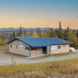 Exterior view of Chitina Community Clinic building.